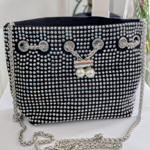 Stone Crossbody Bucket Bag