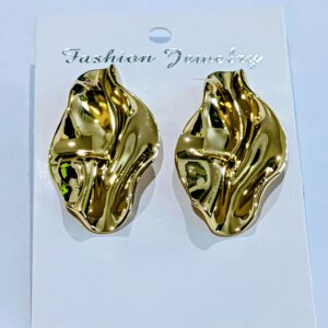Geometric Design Earrings For Pierced Ears