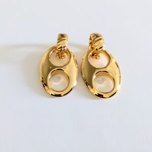 18kt Goldplated Door Knocker Earrings